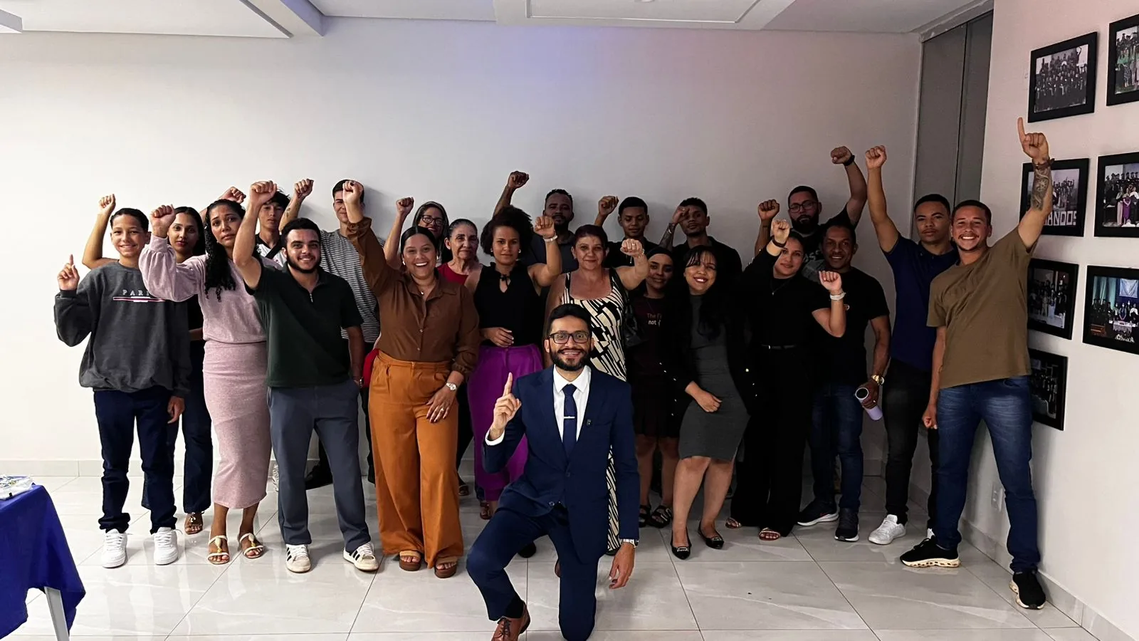 Participantes de um treinamento presencial do Wagner Jr.